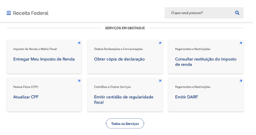 imagem de serviço em destaque do gov.br