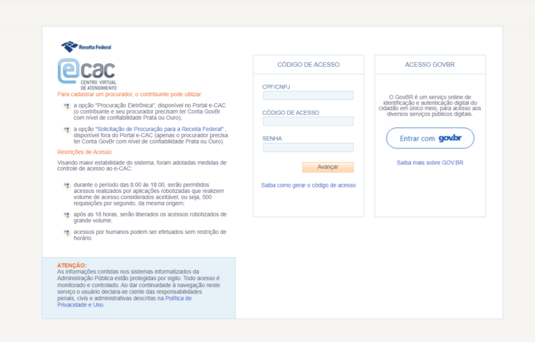 Portal ecac-entrar