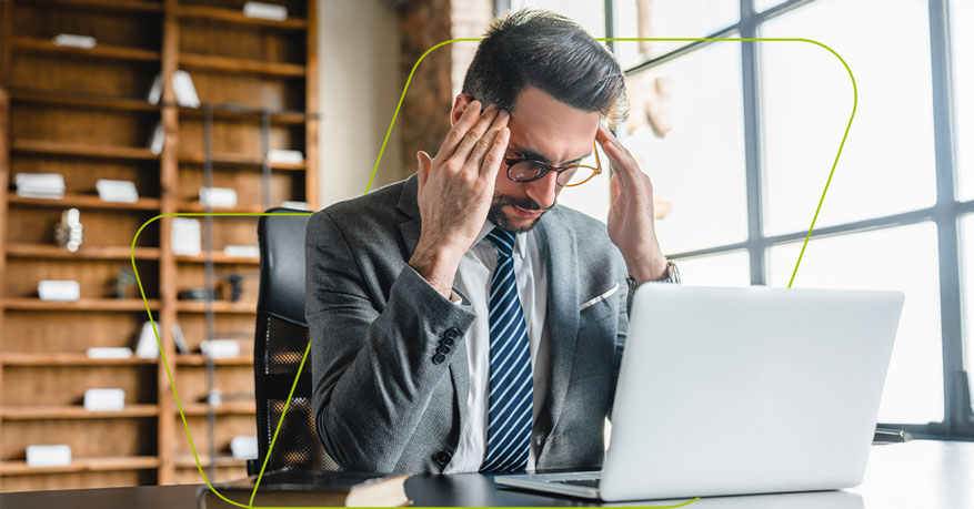 imagem de pessoa preocupada