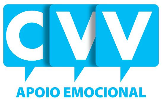 Logo do CVV - Centro de Valorização da Vida.
